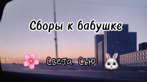 Сборы к бабушке/🌸 Света Сью 🐰