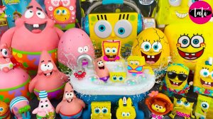 Играем в игрушки из мультика Спанч Боба и другие. Мультфильм для детей. ASMR АСМР