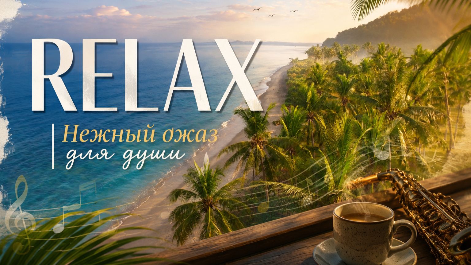🎷RELAX | НЕЖНЫЙ ДЖАЗ ДЛЯ ДУШИ — МОРЕ, ВОЛНЫ И САКСОФОН ДЛЯ РОМАНТИКИ И АНТИСТРЕССА