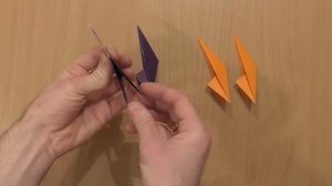 Как сделать Звездочку Ниндзя 👈 (Сюрикен) оригами, How to make origami Ninja Star (Shuriken)