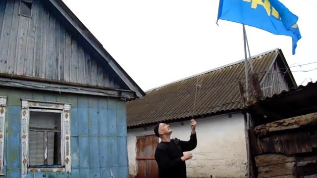 自民党的国旗在天空！Флаг ЛДПР в небе! Flag of the LDPR in the sky!