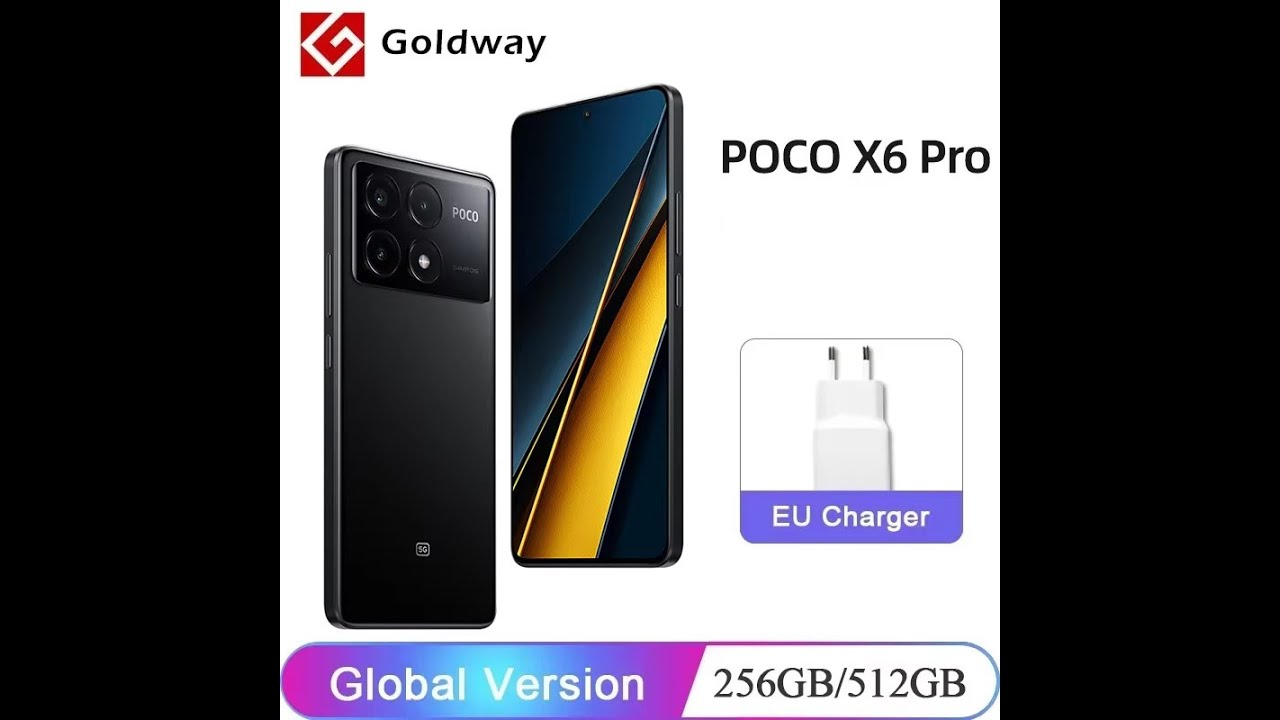 Телефон POCO X6 Pro 5G 8 ГБ, 256 ГБ, / 12 ГБ, 512 ГБ,телефон с функцией быстрой зарядки смотреть онлайн