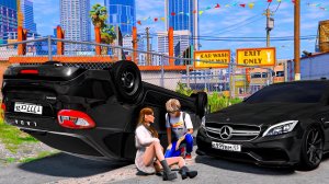 ОПЕРСКАЯ ЕЗДА В GTA 5 - ДЕВОЧКИ ПЕРЕВЕРНУЛИСЬ НА ОПЕРСКОЙ ГРАНТЕ! ВИТЕК ИДЕТ НА СВИДАНИЕ! 🌊ВОТЕР