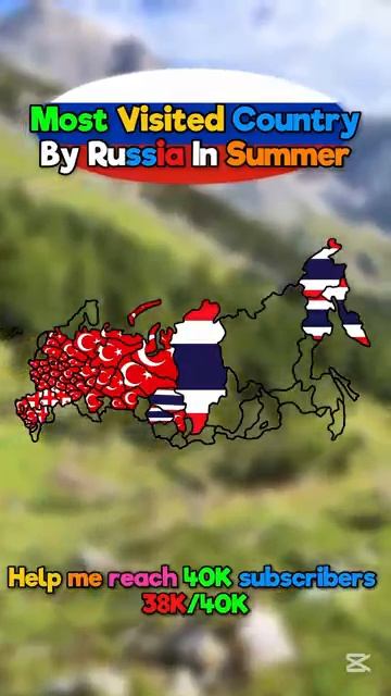Most visited country by Russia in Summer #mapping #geoportal #geography #mapguide #map #europe смотреть онлайн
