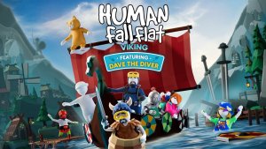 Как получить все достижение на локации ,,Викинг» human fall flat