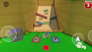 Захожу в закулисье в super bear adventure и спасаю 2 медведей
