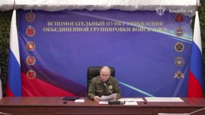 Президент посетил вспомогательный пункт управления Объединённой группировки войск, 22:30 3 июля 2026