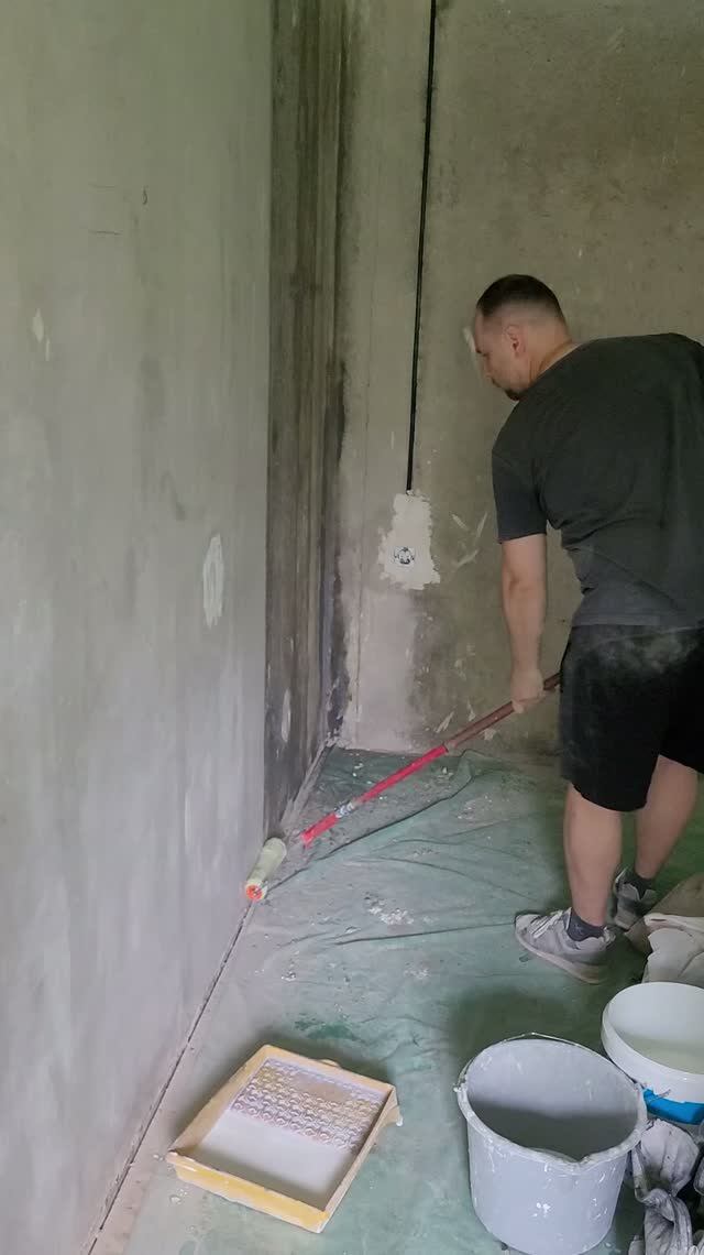 Ошибка при грунтовке стен - грунтовать более одного слоя