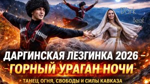Даргинская лезгинка 2026 — Горный ураган ночи | Танец огня, свободы и силы Кавказа