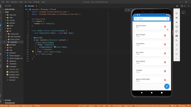 Flutter уроки - Flutter + SQLite. Список дел смотреть онлайн