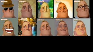 Mr incredible becoming uncanny all stars singing Dame dane part 3