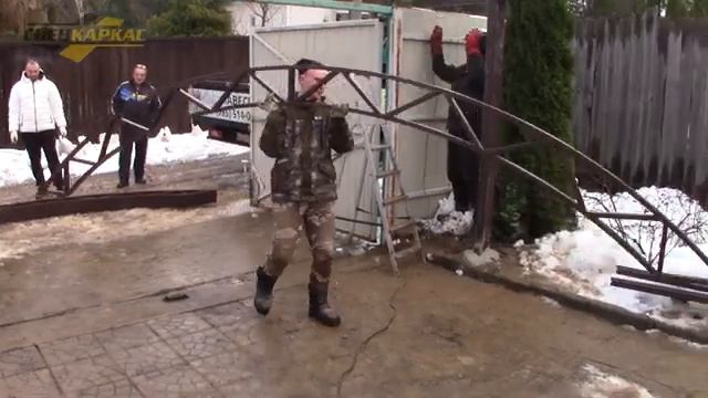 Простой навес из поликарбоната своими руками