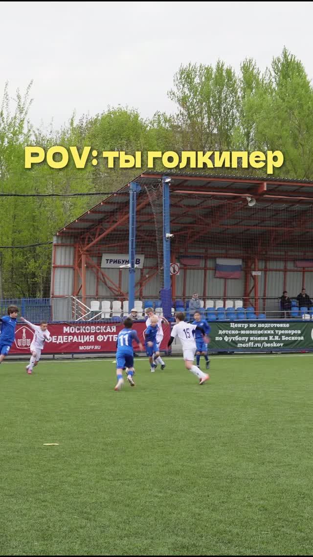 POV | Ты голкипер