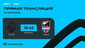 AFL26. West 1. Day 8. FC NTB - Catania