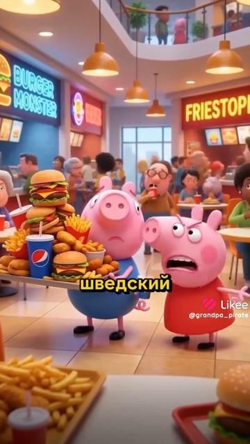 свинка пеппа и джордж со всем классом поехали в тц 🥓🥓🔛🏙️