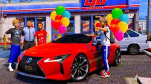 ОПЕРСКАЯ ЕЗДА В GTA 5 - У МЕНЯ ДЕНЬ РОЖДЕНИЯ! ДРУЗЬЯ ПОДАРИЛИ МНЕ LEXUS LC500 НА ДНЮХУ! 🌊ВОТЕР
