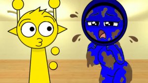 Спрунки Джевин грязная 😳 Саймон пытается её отмыть 🧼 Гаррис Мод