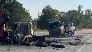 Трасса Днепр-Никополь - там какой-то ужас творится. Минус весь грузовой транспорт.
