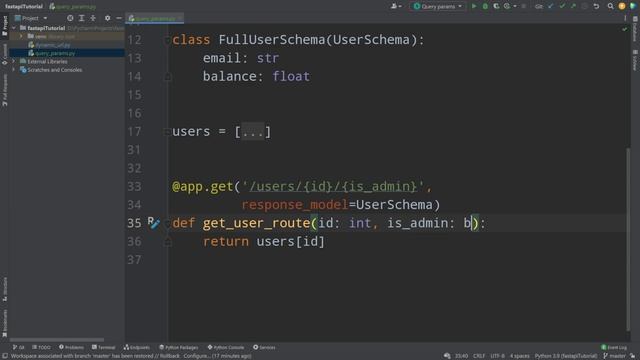 Query Params в Python FastAPI, Рефакторинг ответов сервера. Веб разработка на Питоне #3 смотреть онлайн