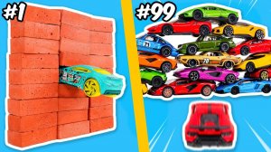 100 аварий Хот Вилс 🚗 Hot Wheels. Игрушки 🚗 машинки 📺👶 гонки. Мультики. Мультики для детей