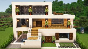 МАЙНКРАФТ Как построить современный дом - Minecraft новые видео