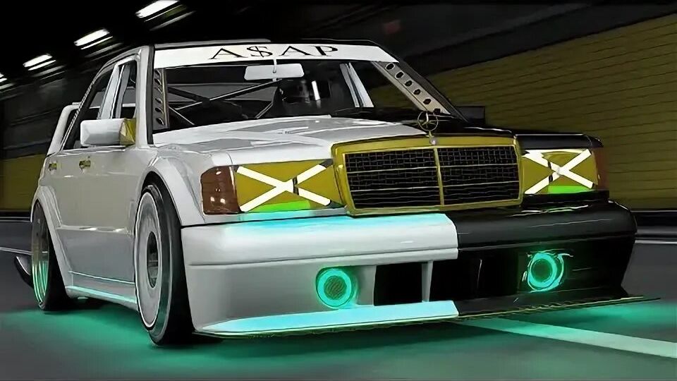 Mercedes-Benz 190e in Drive Zone (as-3) end..