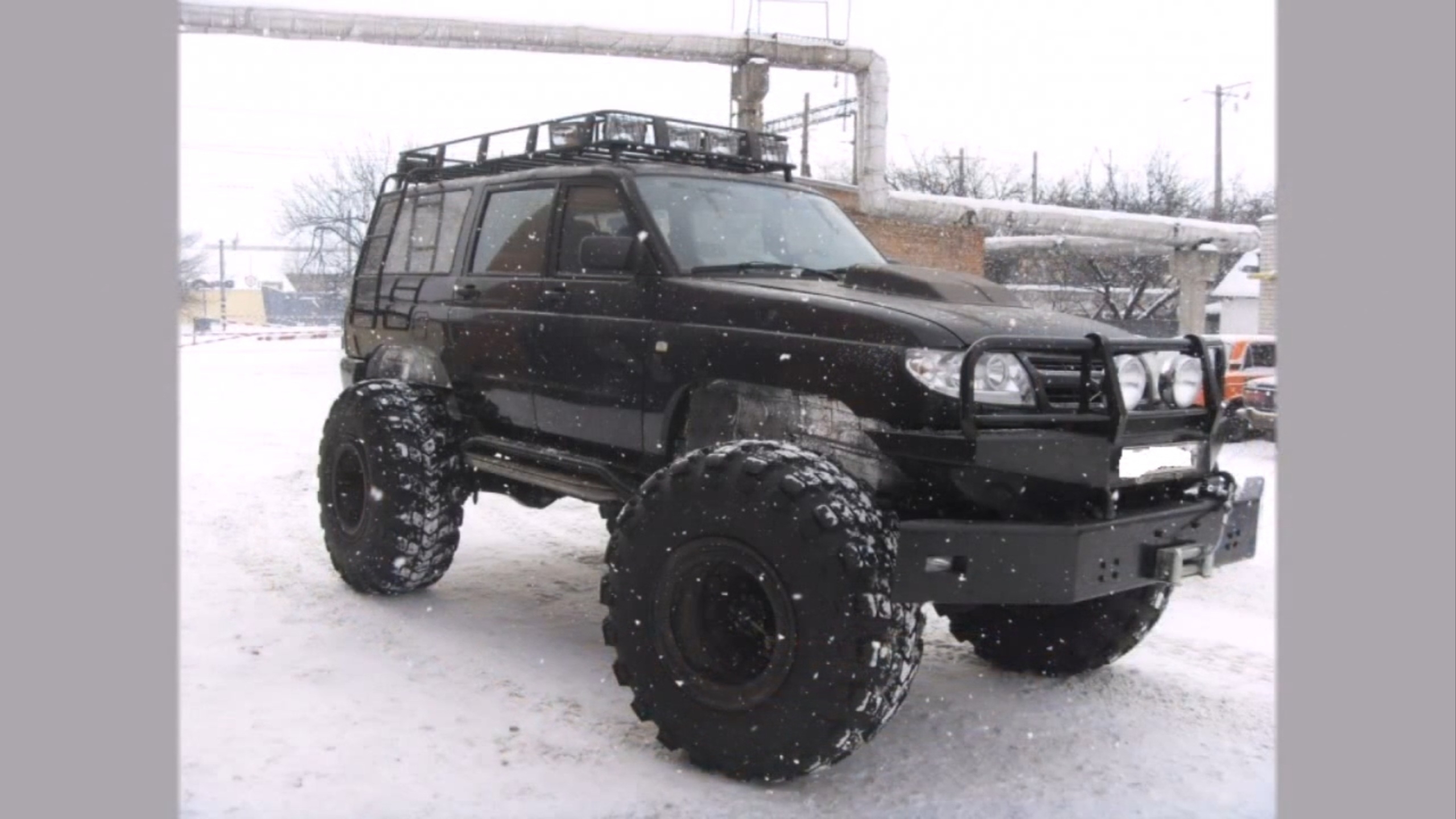УАЗ ПАТРИОТ/ТЮНИНГ БИГФУТ/UAZ PATRIOT/TUNING BIGFOOT[HD]