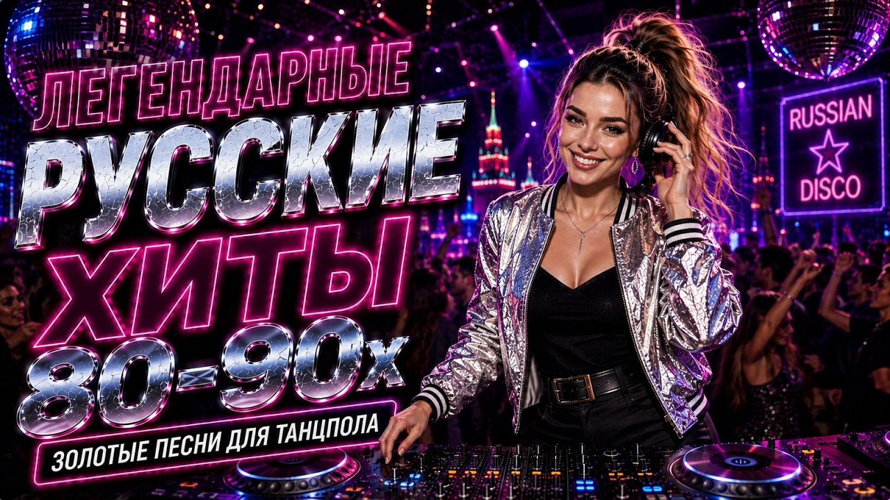 Русская Дискотека 80-90 🌙 Ночная Атмосфера СССР | Лучший Dance Mix