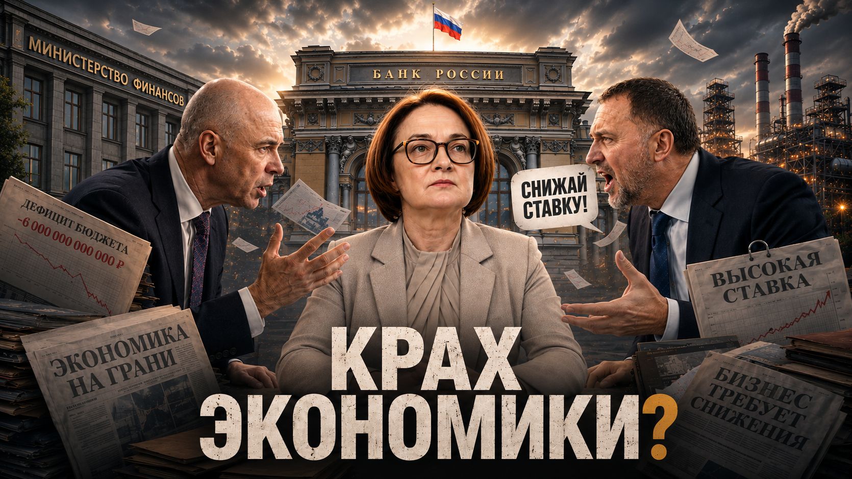 ЭКОНОМИКЕ П*ЗДЕЦ! ЦБ, Минфин и ставка, которая убивает бизнес смотреть онлайн