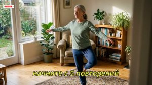 После 60 лет делайте это упражнение каждый день — ноги станут сильнее, а риск падений снизится