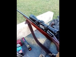 CZ-550, пристрелка.