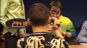 Максим Чечнев поставил новый рекорд по 3х3 вслепую