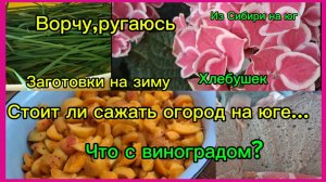 04-07-2026/Из Сибири на юг/А стоит ли сажать огород на юге /Болезни и вредители/Заготовка/Обработка/