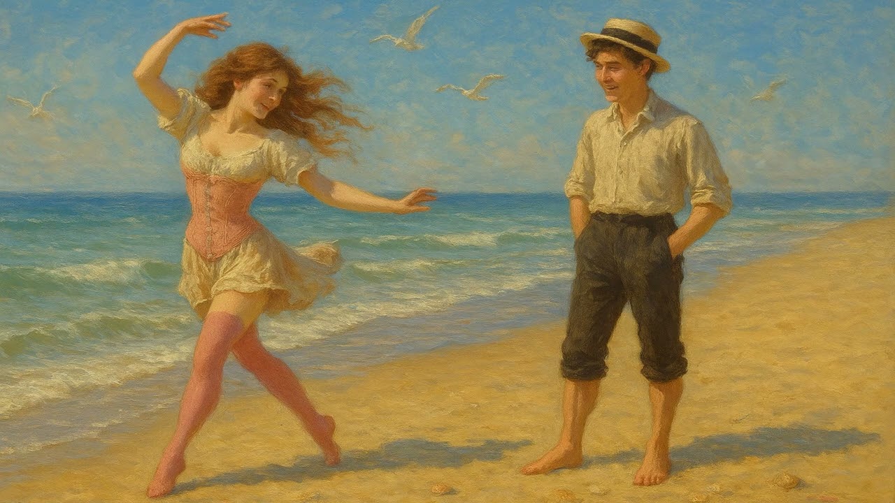 На морском песочке я Марусю встретил (I Once Met Marusya on a Sand Beach) (Suno AI) смотреть онлайн