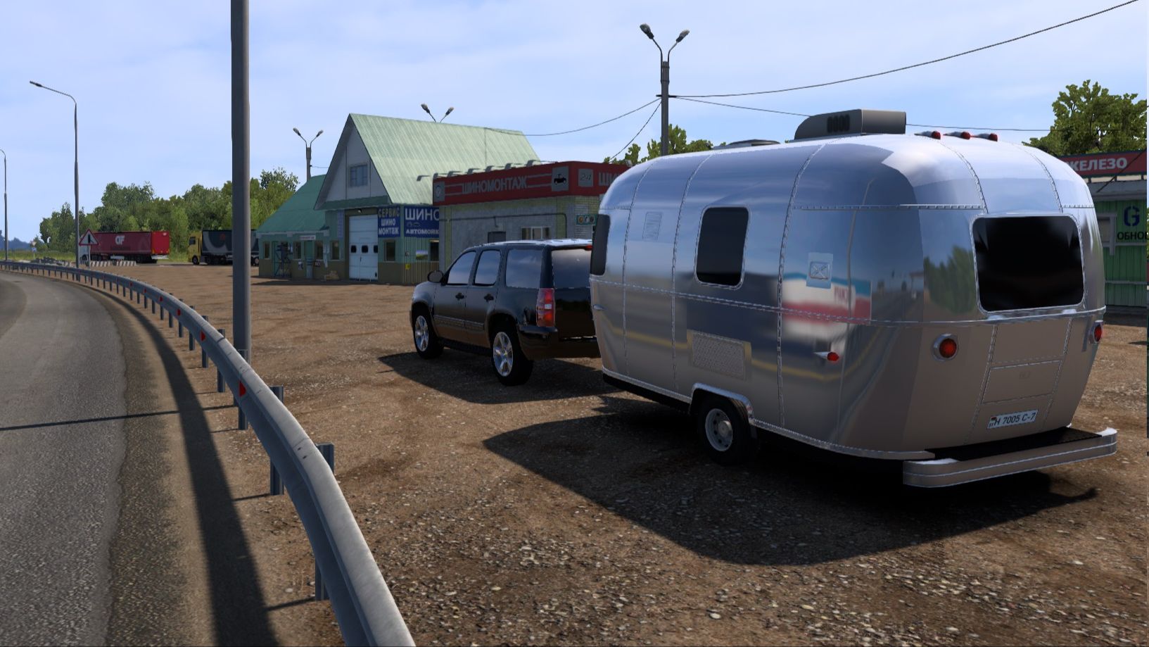 ETS 2 1.60 [RP]. Еду отдыхать на море из Минска в Анапу на Chevrolet Tahoe 2007. Ч-2 Ростов-на-Дону