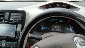 Тест батареи Nissan SYLPHY 100% на Nissan LEAF AZE0
