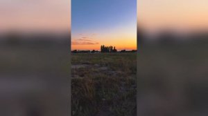 Поле Закат Сияние Не Пропусти