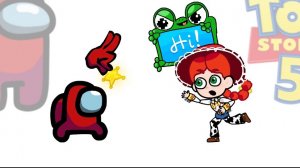 Амонгус Уничтожает Персонажей Истории Игрушек 5☠️