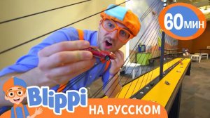 Игровая Площадка «Глейзер» _ Изучай этот мир вместе с Блиппи _ Blippi Russian