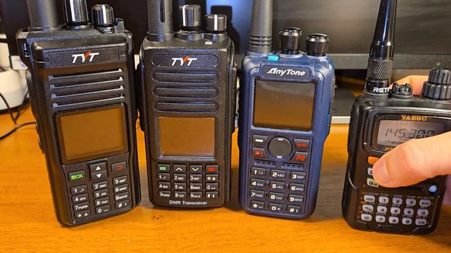 Тест TYT 390 TYT 990 AnyTone 890 Yaesu VX6R смотреть онлайн