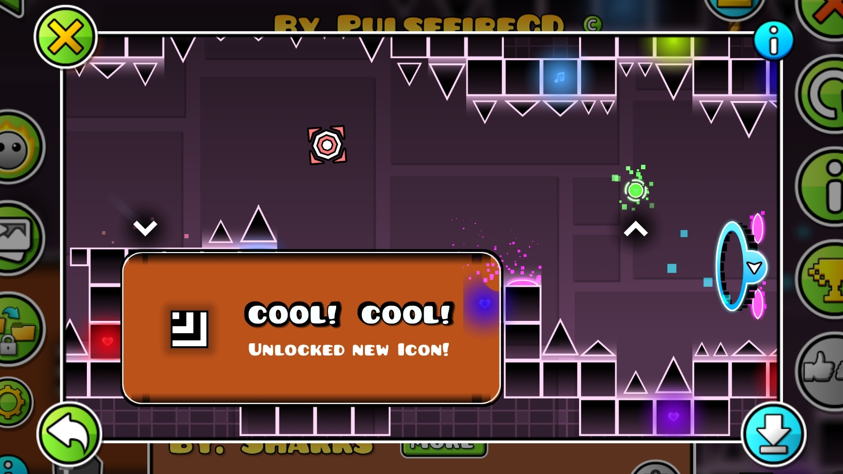 Это безумие fun dance в geometry dash