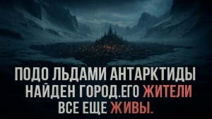 Подо льдами Антарктиды найден город. Его жители все еще ЖИВЫ.