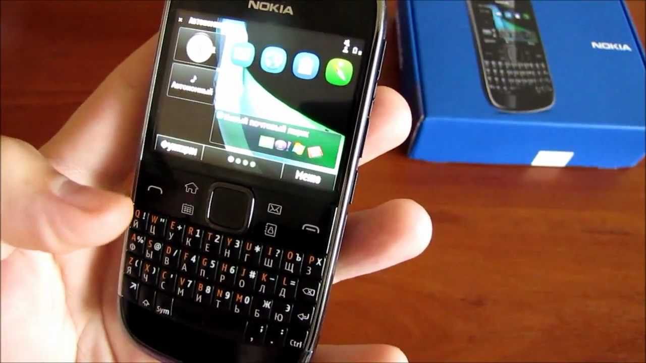 Nokia E6 обзор мобильного аппарата ч.2 смотреть онлайн