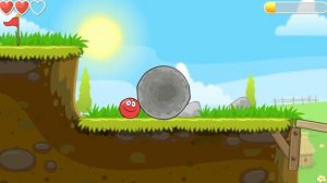 КРАСНЫЙ ШАР ПРОТИВ БУРГЕРОВ - мультик игра   приключения красного шарика. Red Ball 4 carton