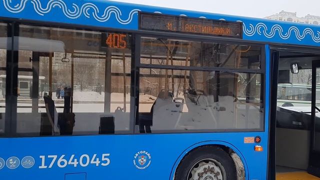Автобус МАЗ-203.069(1764045) следует по маршруту 405 смотреть онлайн