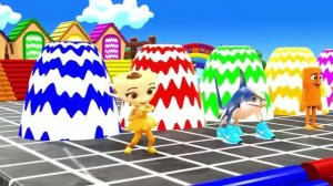 МУЛЬТФИЛЬМЫ Смешные Животные на Большой Горке 3D Мультики для детей 🐮🐯