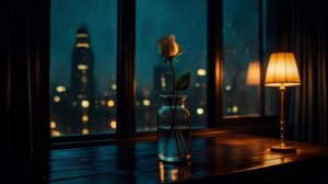 Late Night Jazz ｜ Rainy Window Reflections
