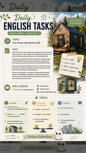 Daily English Tasks