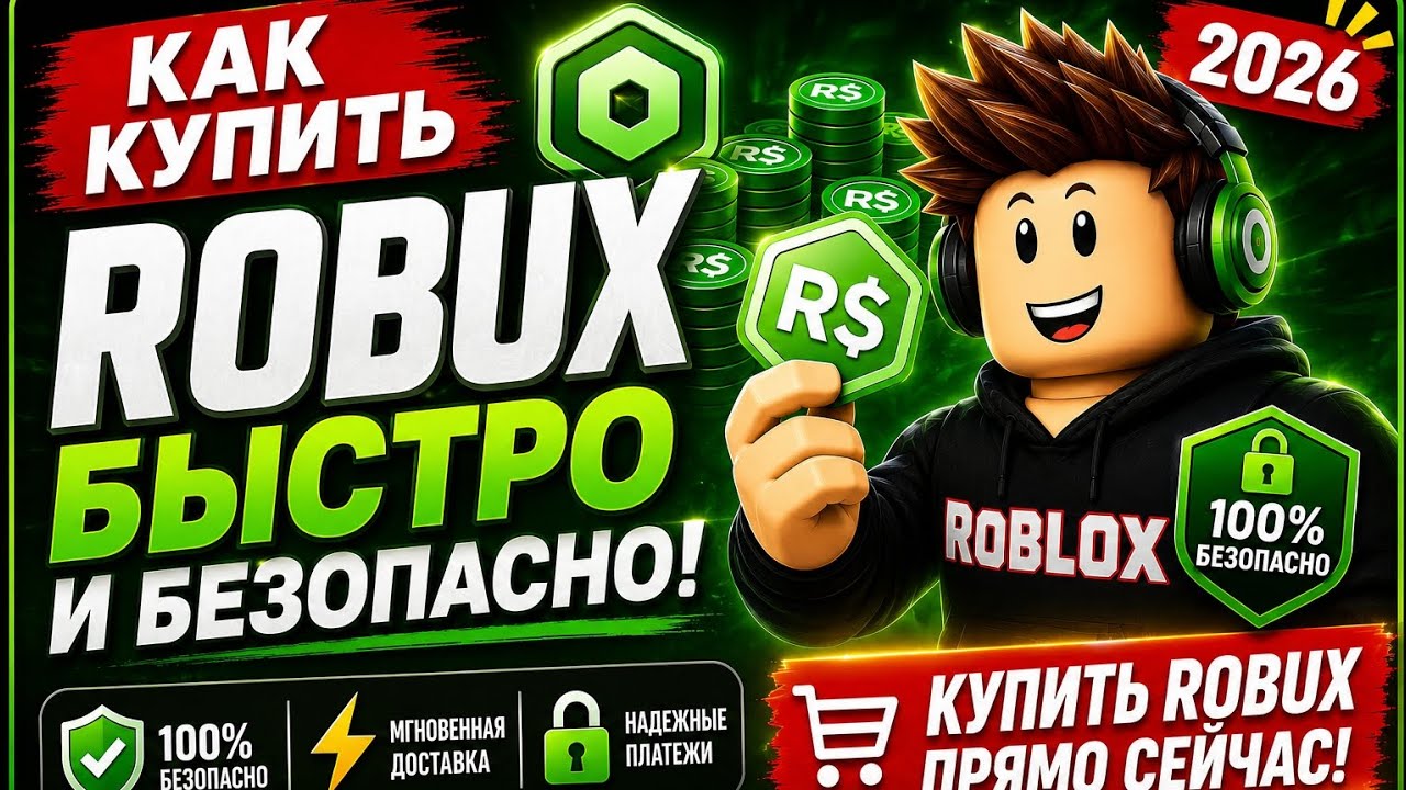 Как купить Robux в 2026 году 💚 Простое и безопасное руководство по Roblox!
