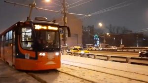 Поездка на трамвае 71-623-02(2620) по маршруту 38